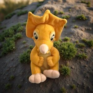 Cera Triceratops from The Land Before Time With Pumpkin Plush VHTF 6” P14